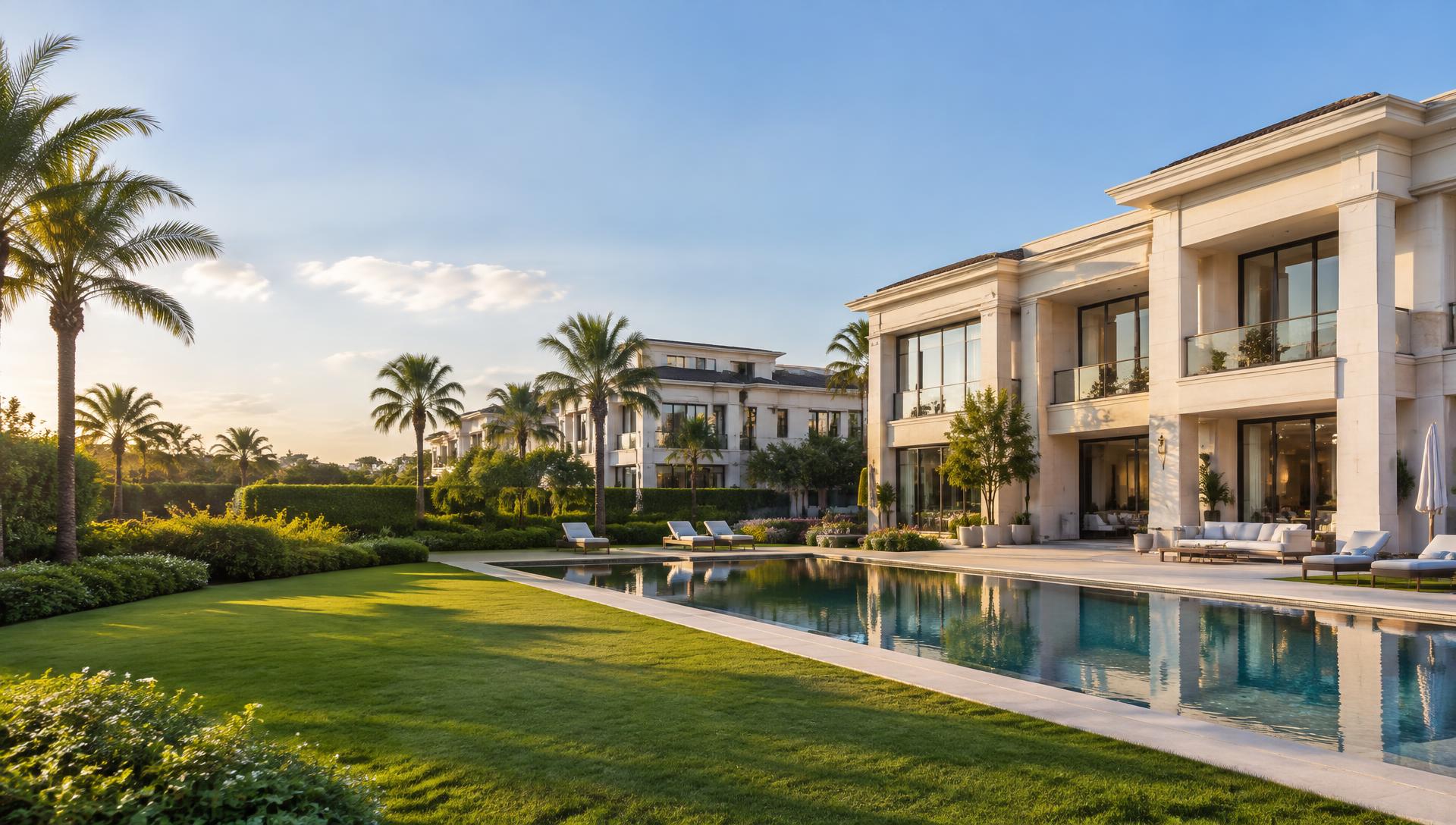 Mountain View luxury villa and landscaped architectural estate